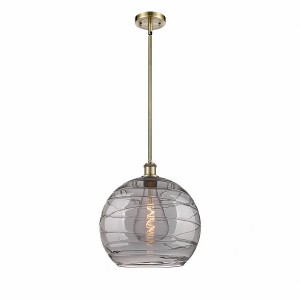 Athens Deco Swirl - 1 Light Pendant In Industrial Style-14.88 Inches Tall and 13.75 Inches Wide - 1 of 1