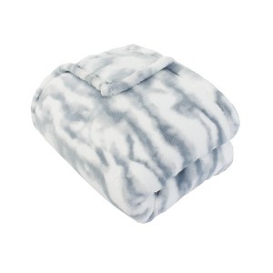 Taiga Marble Loft Fleece Throw Blanket Gray - Décor Therapy