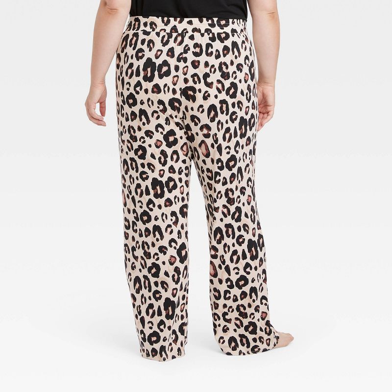 Women's Animal Print Beautifully Soft Pajama Pants - Stars Above™ Light Beige, 2 of 4