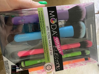 MŌDA® Posh Pastel 6pc Total Face Flip Kit – MŌDA® Brush