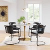 Zuo Modern Constance Ceiling Lamp Brass with Frosted Glass Shades, Adjustable Cord, Modern Minimalist Design - 3 of 4