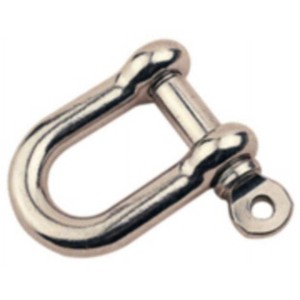 Sea Dog Stainless Steel Screw Pin D-Shackle 1/2" I.W. x 13/16" I.L. Model 1470061 Boat Equipment. - 1 of 1