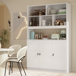 FUFU&GAGA Combination Modular Cabinet Living Room Display Cabinet Storage Solutions - 1 of 4