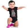 Christmas Santa Claus NASA Astronaut Baby Romper Boys or Girls Brisco Brands - 4 of 4