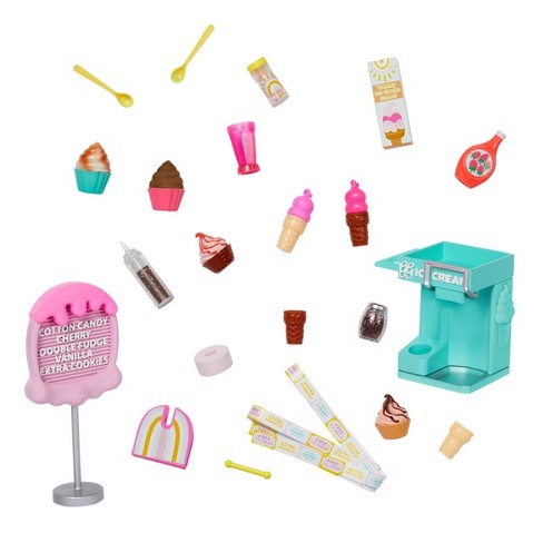  Glitter Girls – 79-pc Ice Cream Shop Playset – Play