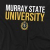 Murray State University Official Stacked Adult T Shirt, Black - image 2 of 4