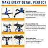 Heavy Duty 2-Plunger Transmission Jack with 2-Stage Hydraulic Telescopic Lift, Foot Pedal  & 360 Degree Swivel Wheels, 1322 LBS Capacity - 4 of 4