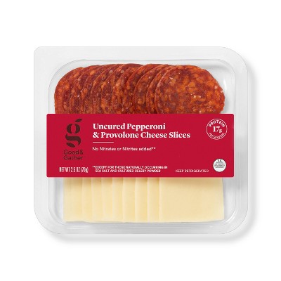 Pepperoni and Provolone Cheese Slices - 2.5oz - Good & Gather™