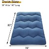 Japanese Floor Mattress, Futon Mattress 3" Thicken Comfortable Foam, Foldable Tatami Mat Sleeping Pad, Portable Floor Mattress Sleeping Pad - 2 of 4