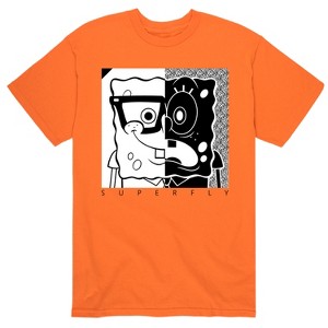 Men's - SpongeBob SquarePants - Superfly Short Sleeve Graphic T-Shirt - 1 of 4