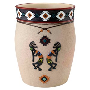 Avanti Linens Navajo Dance Wastebasket - 1 of 3