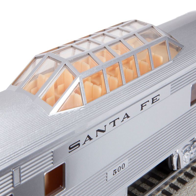 Lionel 684725 Santa Fe Add-On Vista Dome Train for Ready-to-Run Super Chief Model Train Set, 6 of 8