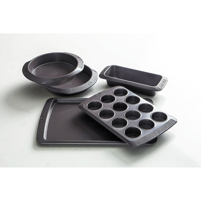 Saveur Selects 5pc Carbon Steel Non-stick 5pc Bakeware Set - Silver, 3 of 8