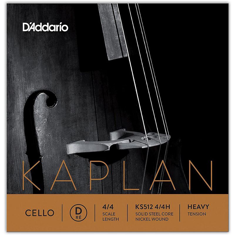 D'Addario KS512 Kaplan Solutions 4/4 Cello D String, 1 of 3