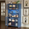 Mshliw 70.9" Rustic Kitchen Pantry Storage Cabinet with Hutch, Wine Rack & Adjustable Shelves, Farmhouse Buffet Cabinet for Dining Room - 3 of 4