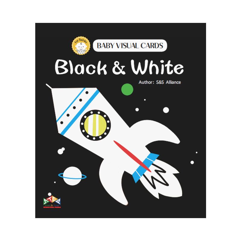 Black and White - (Baby Visual Cards) by  Alliance (Board Book), 1 of 2
