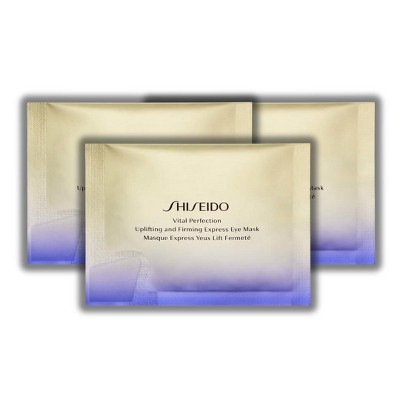Shiseido Vital Perfection Uplifting & Firming Express Eye Mask [3 pairs] | multi-benefit Vital Perfection Uplifting Eye Mask - (PACK OF 3)