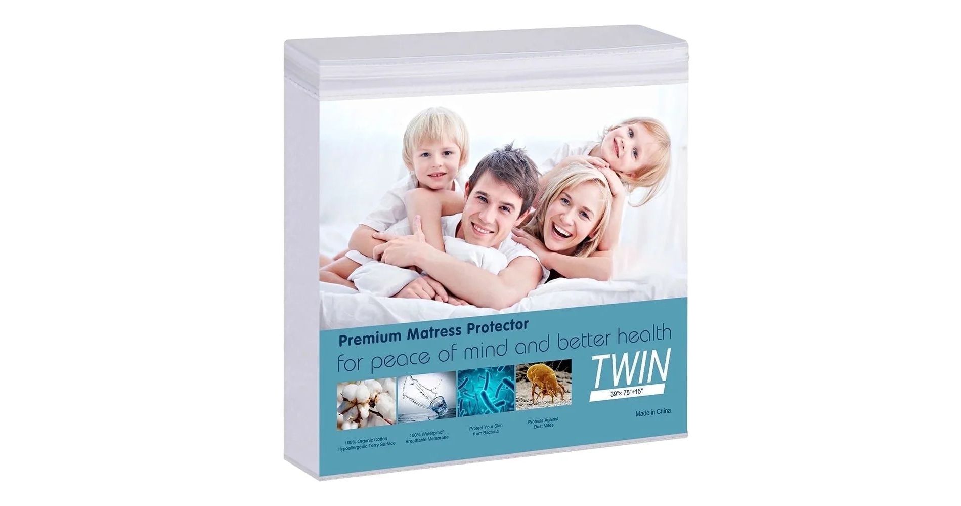 Swtroom Waterproof Mattress Protector Cotton Hypoallergenic Breathable Mattress Cover Pad Bed Cover