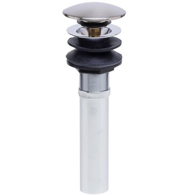 ALFI AB9056-BN Brushed Nickel Pop Up Drain for Bathroom Sink with Overflow