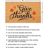 RugSmith Black Machine Tufted Give Thanks Doormat - 3 of 4