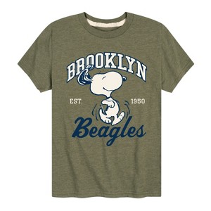 Boys' - Peanuts - Brooklyn Beagles Short Sleeve Graphic T-Shirt - 1 of 4