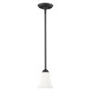 Livex Lighting Ridgedale 1 - Light Pendant in  Black - 3 of 4