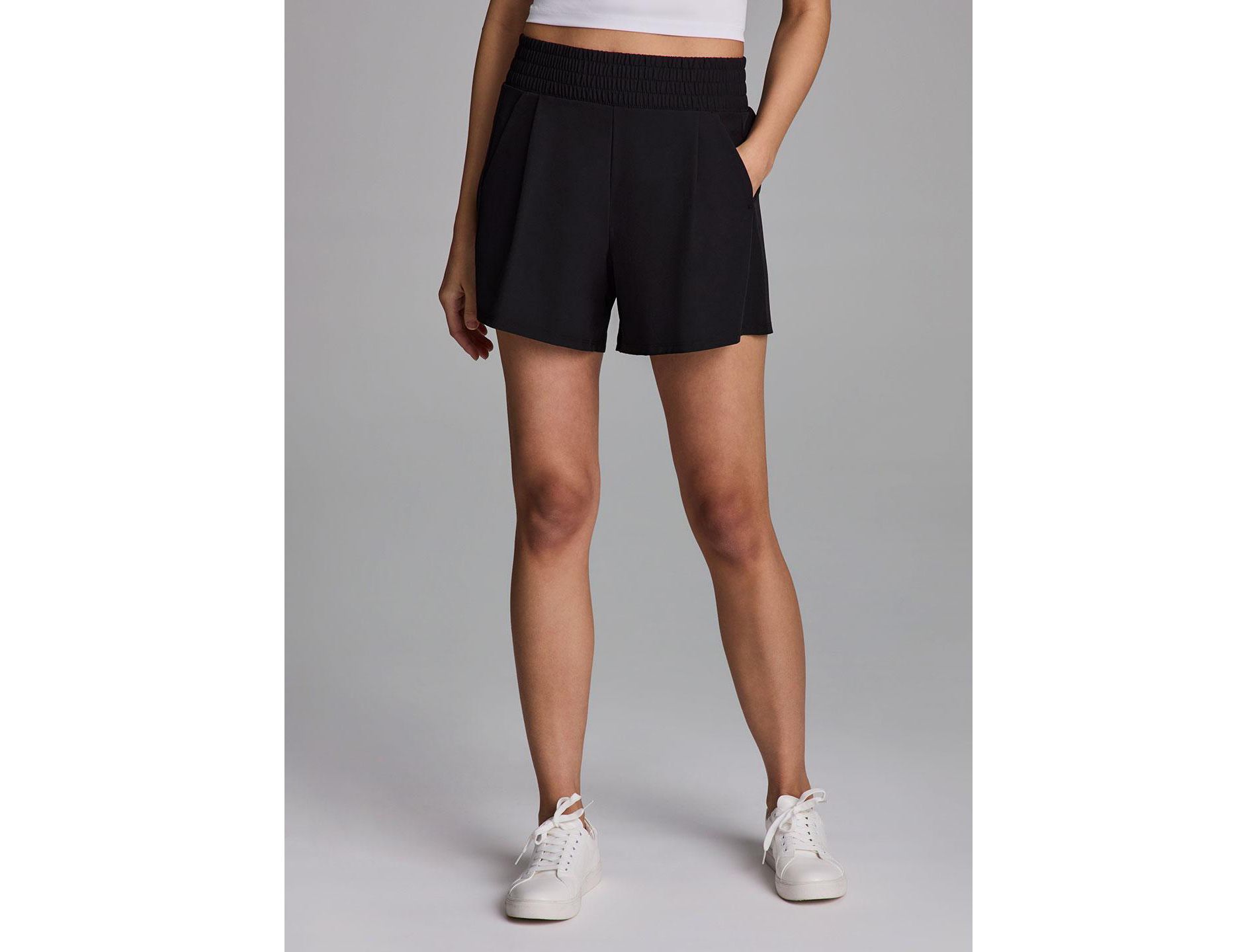 RBX Active Women's Quick Dry Walking Shorts with Pockets, Pleated Easy Fit Lightweight Hiking Everyday Short