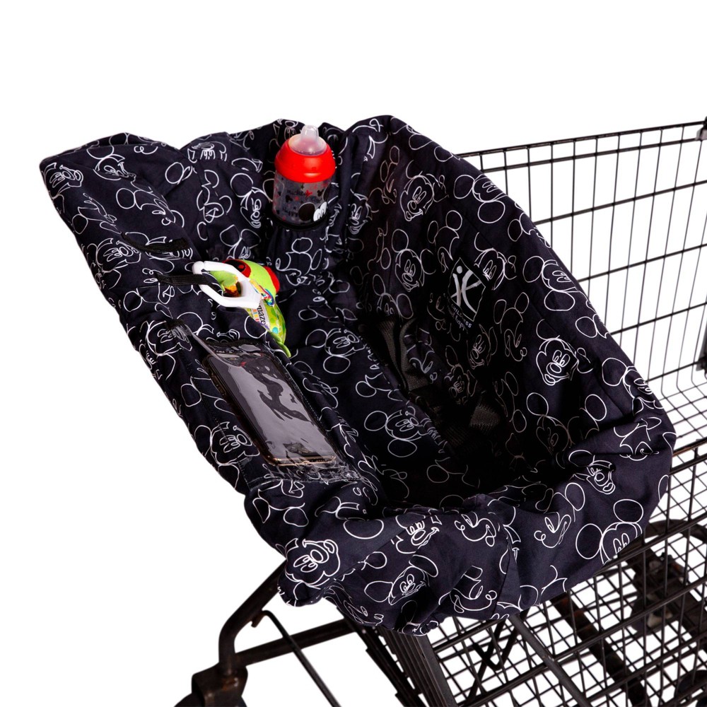 Photos - Highchair Disney Baby by J.L. Childress Shopping Cart and High Chair Cover Mickey