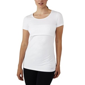 Modern Eternity - Nia Short Sleeves Round Neck Nursing Top - 1 of 4