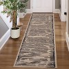 Rugs for Living Room Washable Modern Stripe Carpet Non Slip Soft Rubber Backed Rug,Low Pile Area Rug for Bedroom Office DiningRoom - 2 of 4