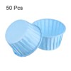Unique Bargains Paper Grease Resistant Heat Resistant Non Stick Baking Cups Standard Size 3.5oz - 3 of 4