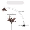 Unique Bargains Cat Teaser with Suction Cup and Bell Fluffy Plume Teasing Sticks - 2 of 4
