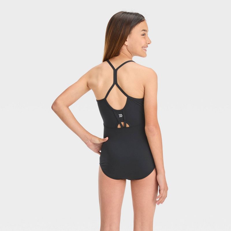 Girls&#39; Strappy Leotard - All In Motion™, 3 of 5