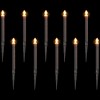 Northlight 10-Count White C7 Candle Pathway Markers Christmas Lights, White Wire - 3 of 4