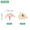 Unique Bargains Silk Rose Artificial Flower Heads Bouquet Decor - 3 of 4