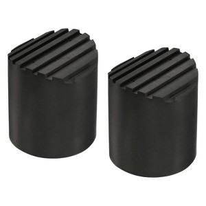 Unique Bargains Non Slip Round Rubber Ladder Accessories Protective Pads 2 Pcs - 1 of 3