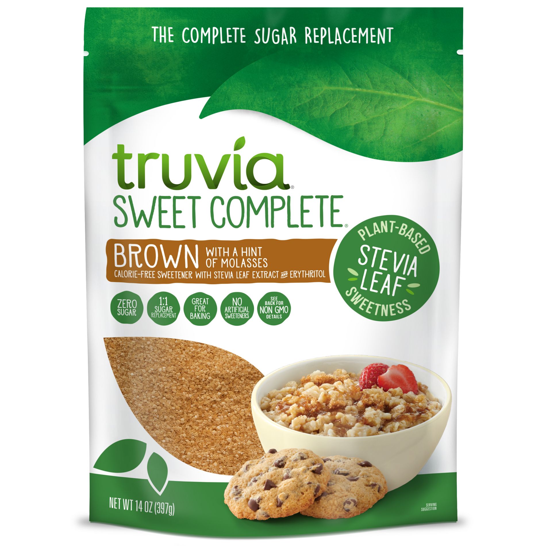 Truvia Sweet Complete Brown Sweetener with the Stevia Leaf - 14oz