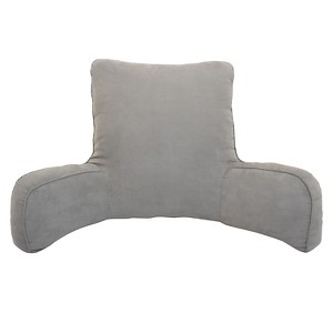 Frost Suede Solid Color Oversized Bed Rest Lounger Support Pillow - Elements By Arlee