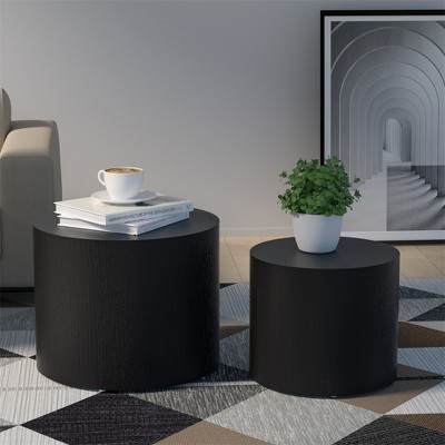Mdf Side Table/Coffee Table/End Table/Nesting Table, Two Sets For Living Room, Office, Bedroom