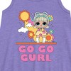 LOL Surprise! Go Go Gurl Graphic Sleeveless Aline Dress - Purple - 6T - 2 of 2