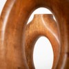 Sullivans 12.75" & 9" Hollow Mango Wood Vase Set of 2, Brown - 2 of 4