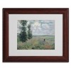 Trademark Fine Art -Claude Monet 'The Poppy Field' Matted Framed Art - 3 of 3