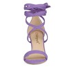 Allegra K Women's Back to College Open Toe Lace Up Chunky High Heels Strappy Sandals - 2 of 4