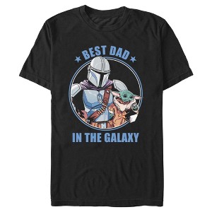 Men's Star Wars: The Mandalorian Best Dad in the Galaxy T-Shirt - 1 of 4
