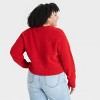 Women's Button-Front Knitted Cardigan - Ava & Viv™ - image 2 of 3