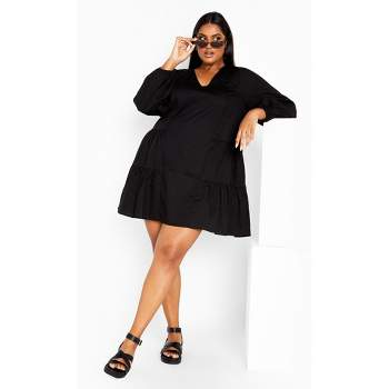 Women's Plus Size Alexia Dress - black | CITY CHIC