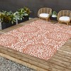 Marta Barragan Camarasa Terracotta strokes pattern Rug - Deny Designs - 2 of 3