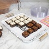 AuldHome Design White Enamelware Bon Appetit Tray; Distressed Farmhouse Style Metal Decorative Serving Platter - 2 of 4