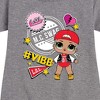 Girls' - LOL Surprise! - M.C. Swag Vibe Graphic Short Sleeve Fleece Dress - 2 of 4