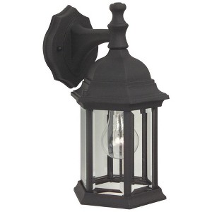 Craftmade Lighting Hex 1 - Light Wall Light in  Textured Black - 1 of 3